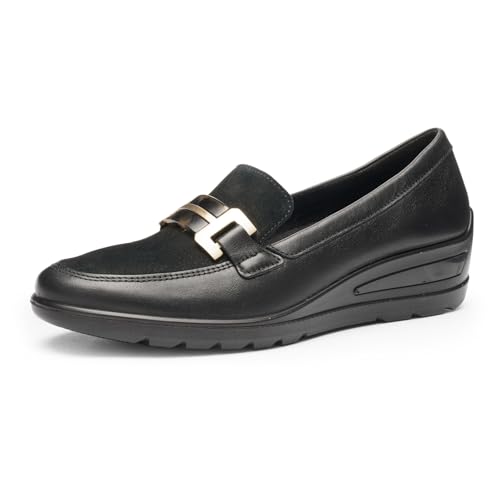 ara Damen ZÜRICH 2.0 Slipper, SCHWARZ, 37 EU Weit von ARA