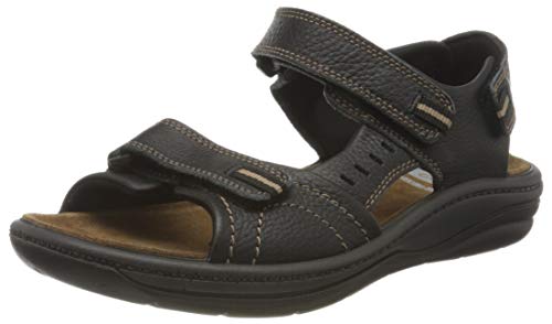 ara Herren DENGO 1125101 Geschlossene Sandalen, Schwarz (Black 01), 45 EU(10 UK) von ARA