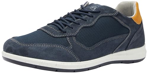 ara Herren Finn Sneaker, Navy,Blue,SOLARE, 42 EU von ARA