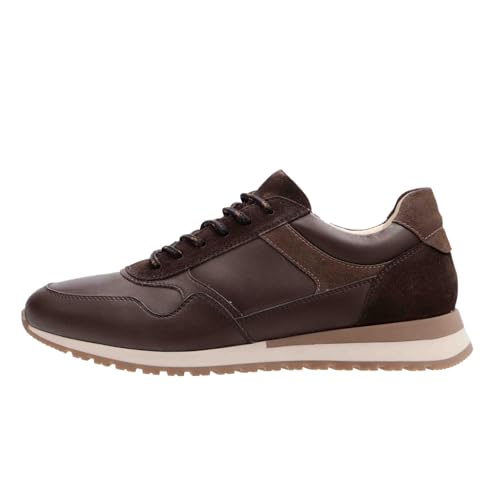 ara Herren GINO Sneaker, Moro,Chocolate,Saddle, 40 EU von ARA