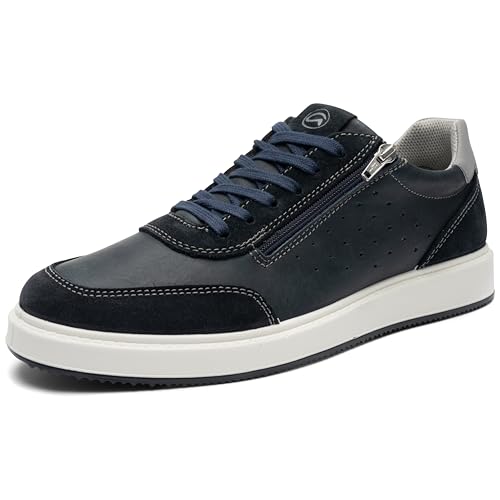 ara Herren Genua Sneaker, Blue,Grey, 41 EU von ARA