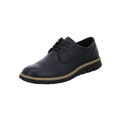 ara Herren Leandro Sneaker, Black, 43 EU von ARA