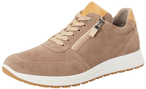 ara Herren Matteo Sneaker, Grigio,Caramel, 44 EU Weit von ARA