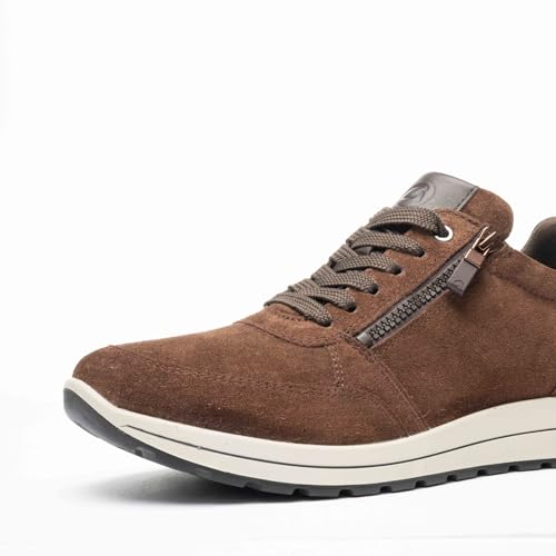 ara Herren Matteo Sneaker, Mocca,Amarone, 46 EU Weit von ARA