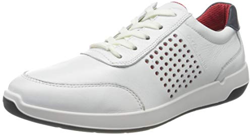 ara Herren Patrick 1137017 Sneaker, Weiß (Weiss, Rot/Blau 08), 41 EU(7 UK) von ARA