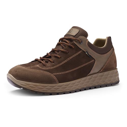 ara Herren STRESA-GTX Sneaker, Kastanie,CAFFEE,Tortora, 45 EU Weit von ARA