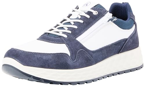 ara Herren STRESA Sneaker, Blue,Weiss, 42 EU Weit von ARA