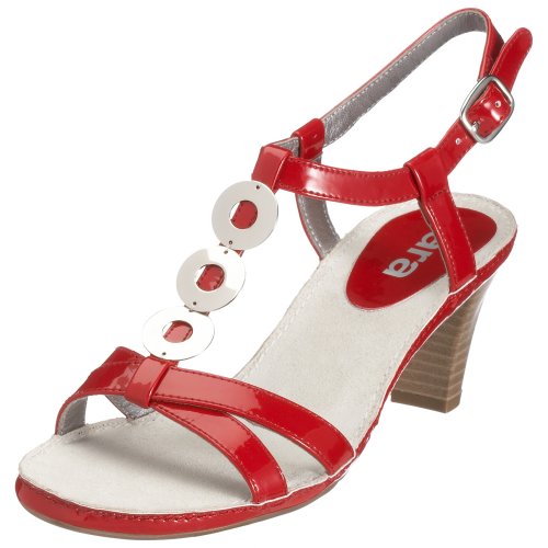 ara Rosso Damen Sandaletten 3460406, EU 38 2/3, US 8, rosso von ARA