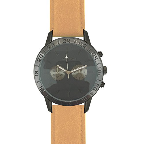 ARABIANS Herren Analog Quarz Uhr mit Leder Armband HBP2182Y von ARABIANS