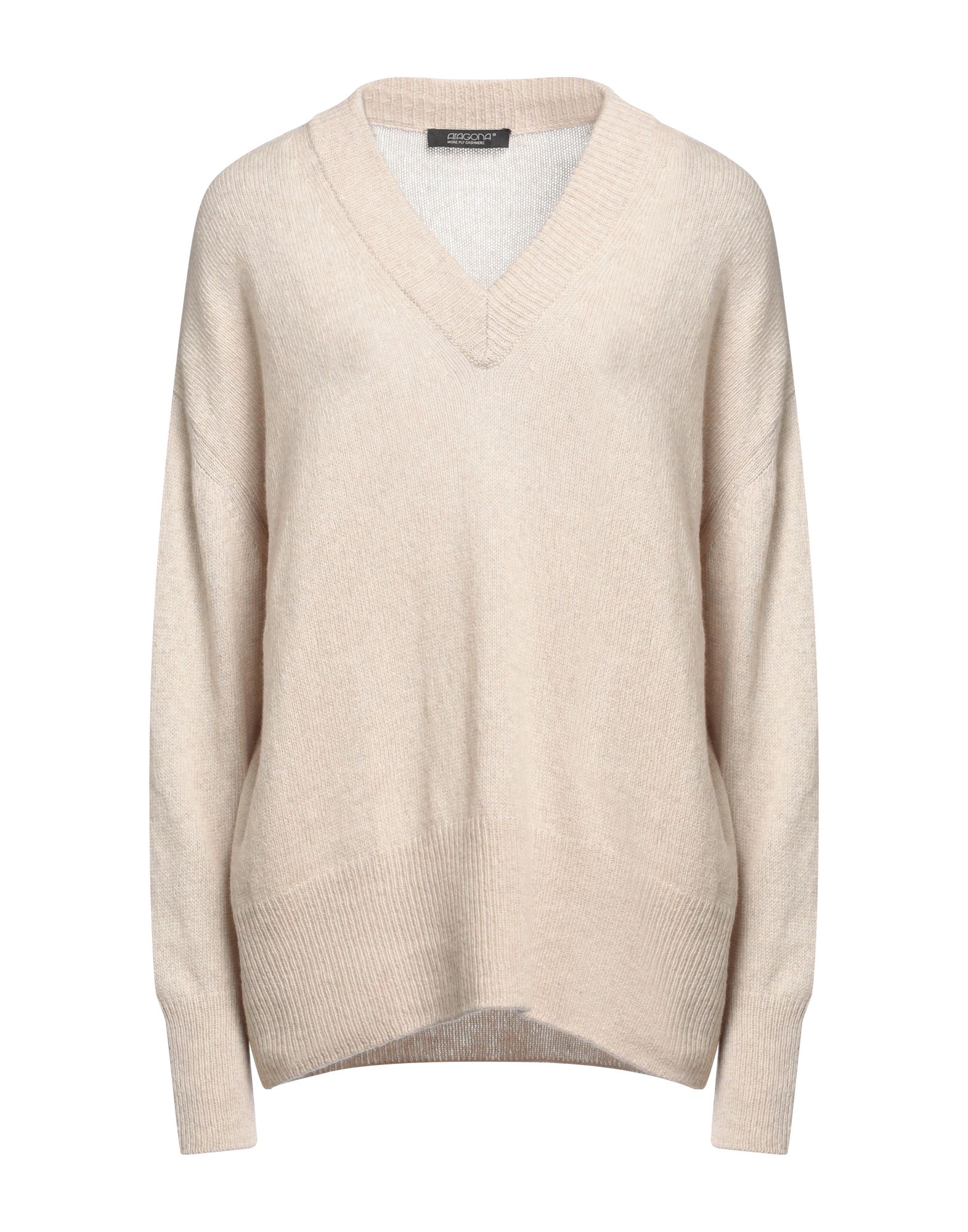 ARAGONA Pullover Damen Beige von ARAGONA