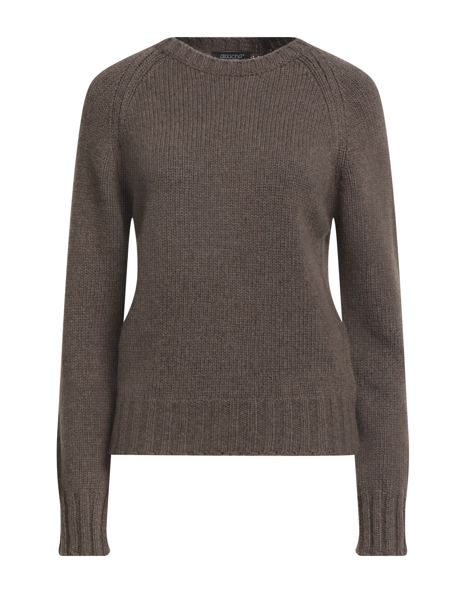 ARAGONA Pullover Damen Braun von ARAGONA