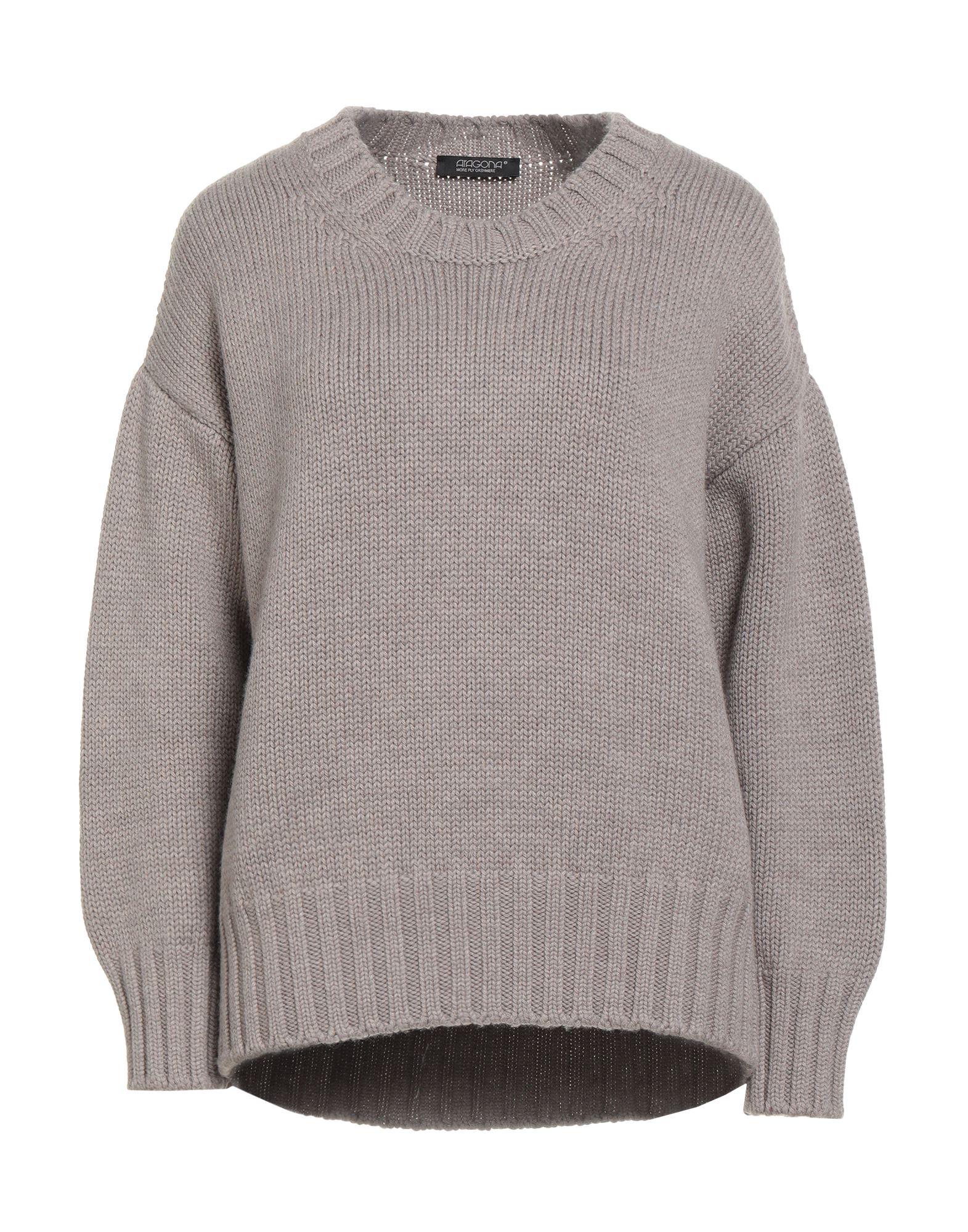 ARAGONA Pullover Damen Maulwurfsgrau von ARAGONA
