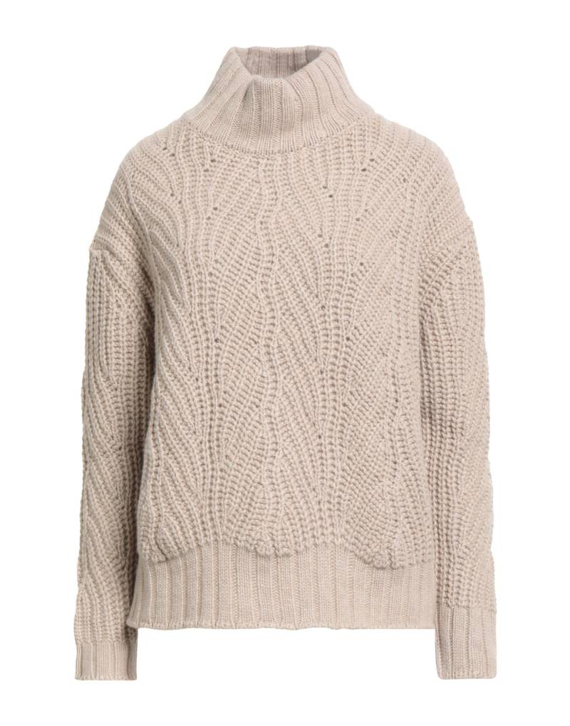 ARAGONA Rollkragenpullover Damen Beige von ARAGONA
