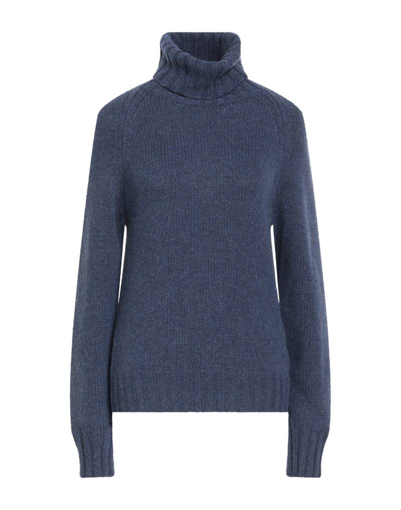 ARAGONA Rollkragenpullover Damen Blau von ARAGONA
