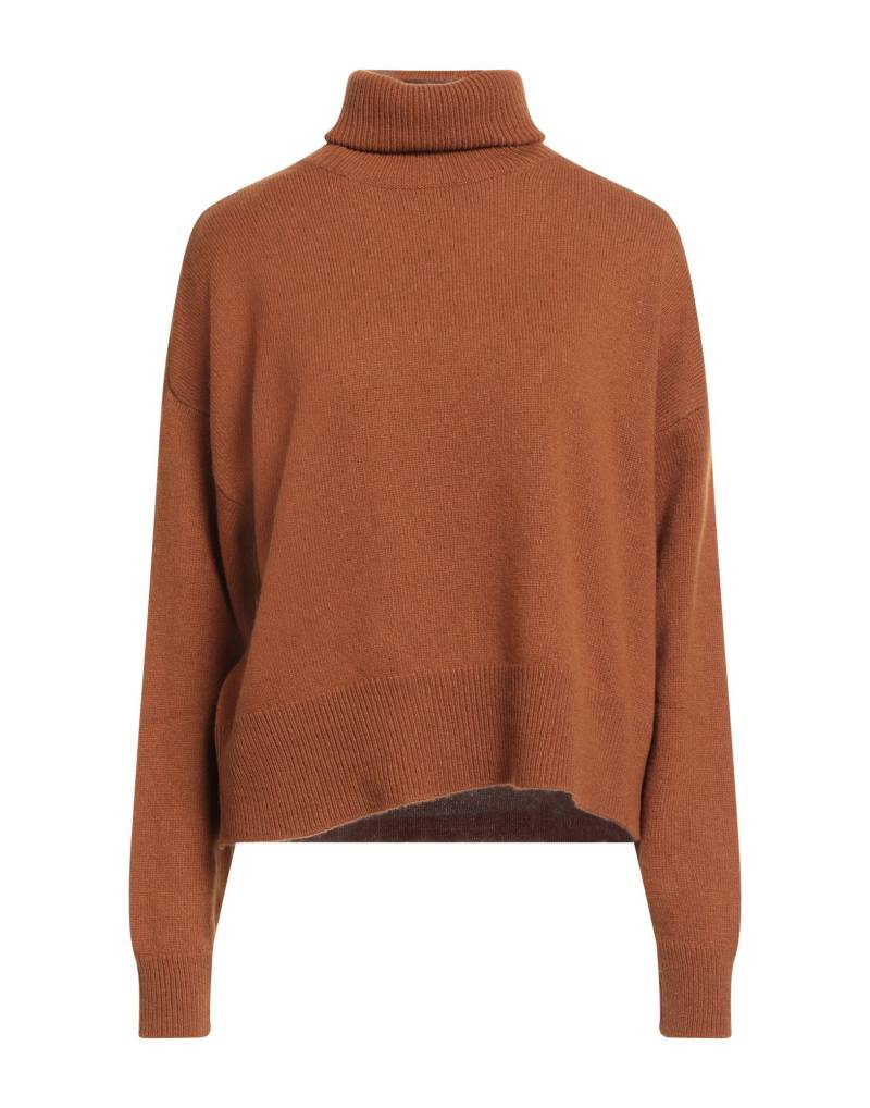 ARAGONA Rollkragenpullover Damen Braun von ARAGONA