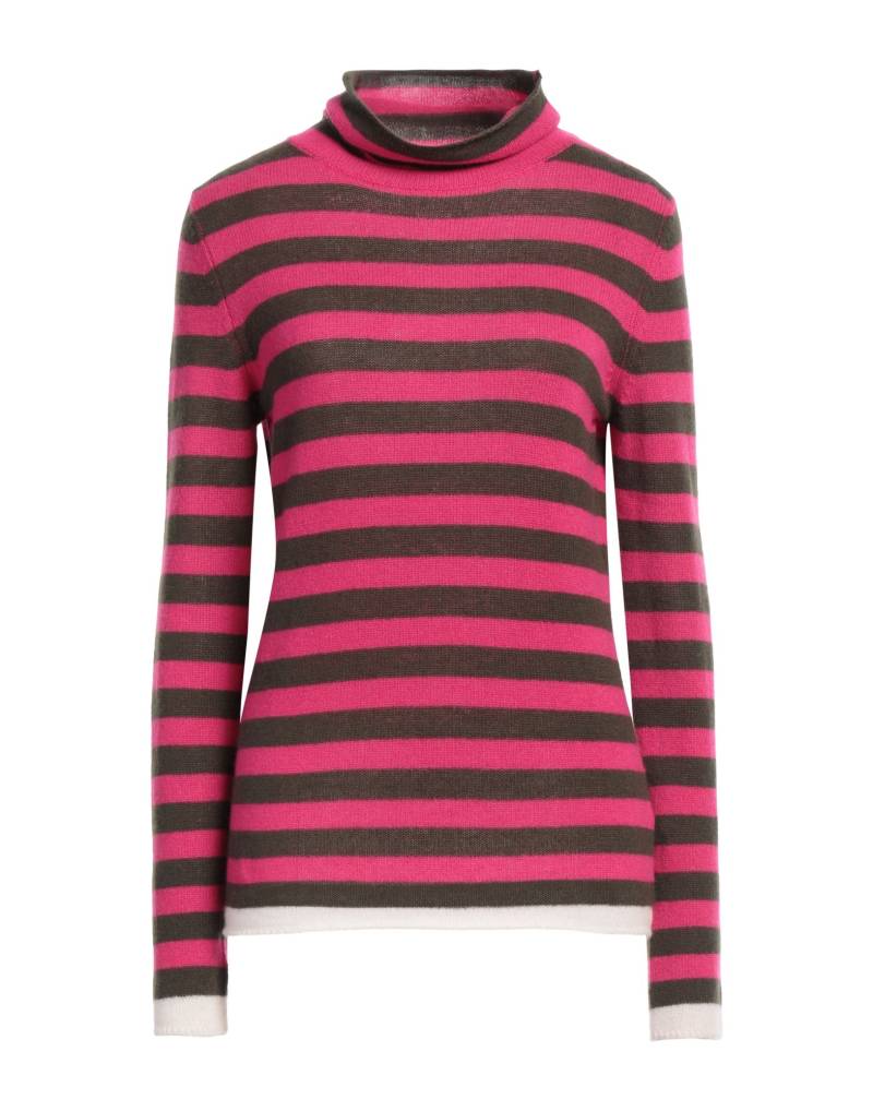 ARAGONA Rollkragenpullover Damen Fuchsia von ARAGONA