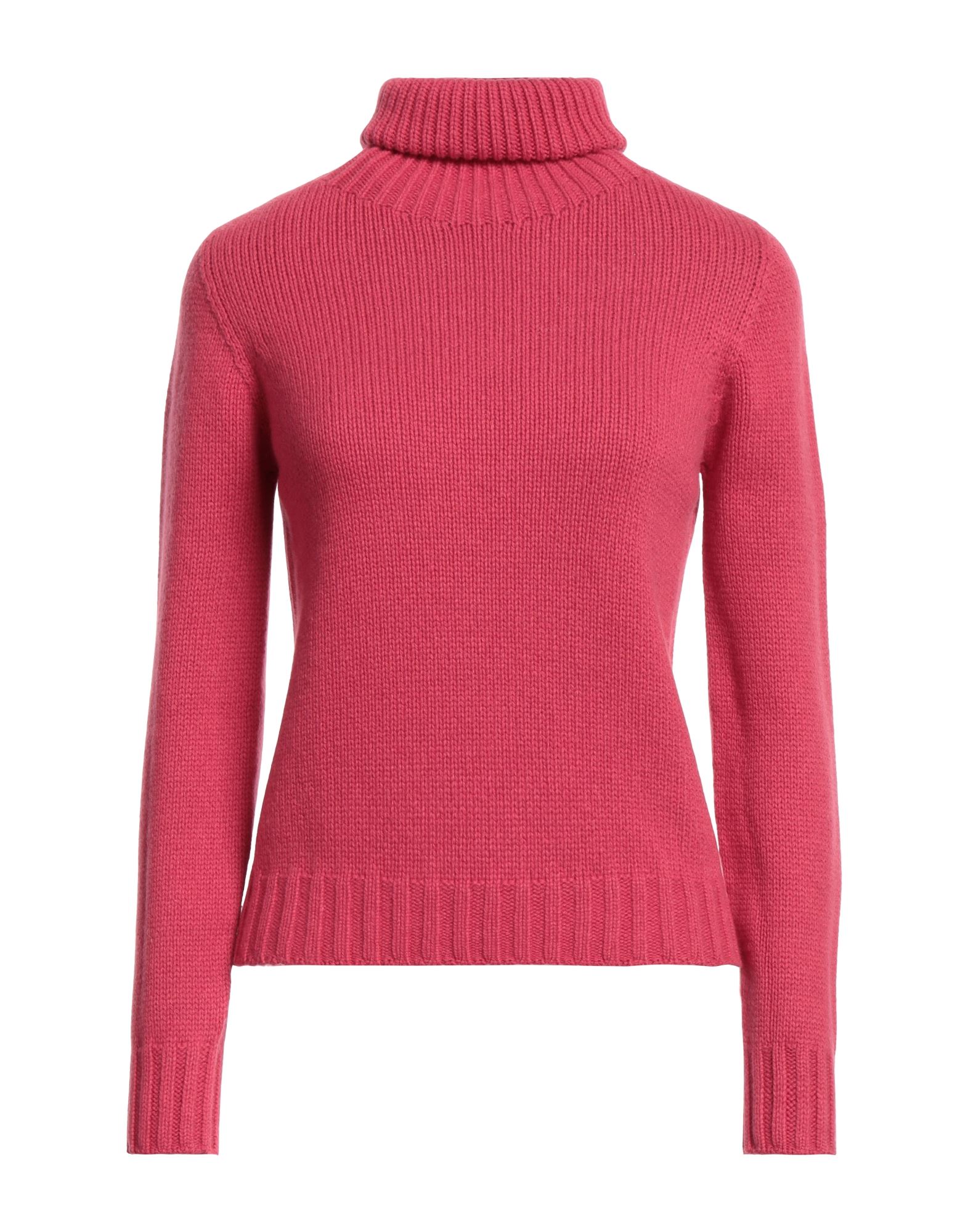 ARAGONA Rollkragenpullover Damen Magenta von ARAGONA