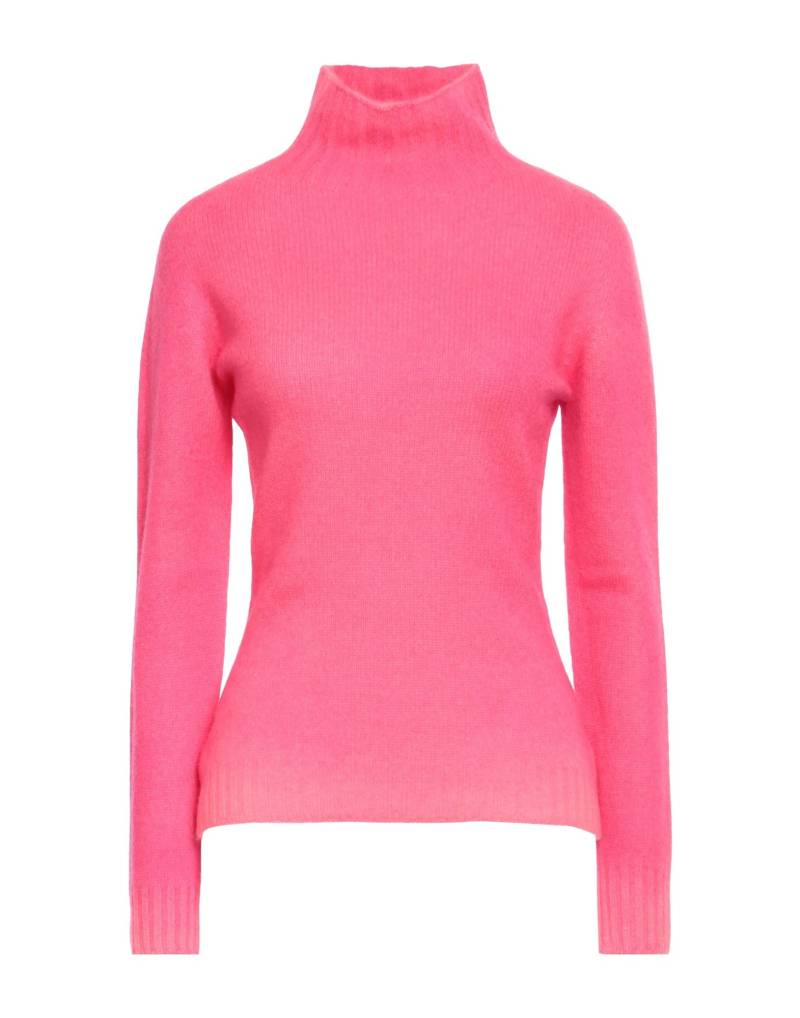 ARAGONA Rollkragenpullover Damen Magenta von ARAGONA