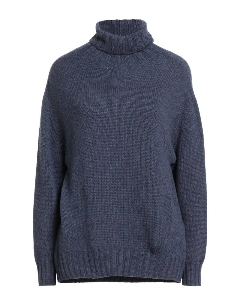 ARAGONA Rollkragenpullover Damen Marineblau von ARAGONA