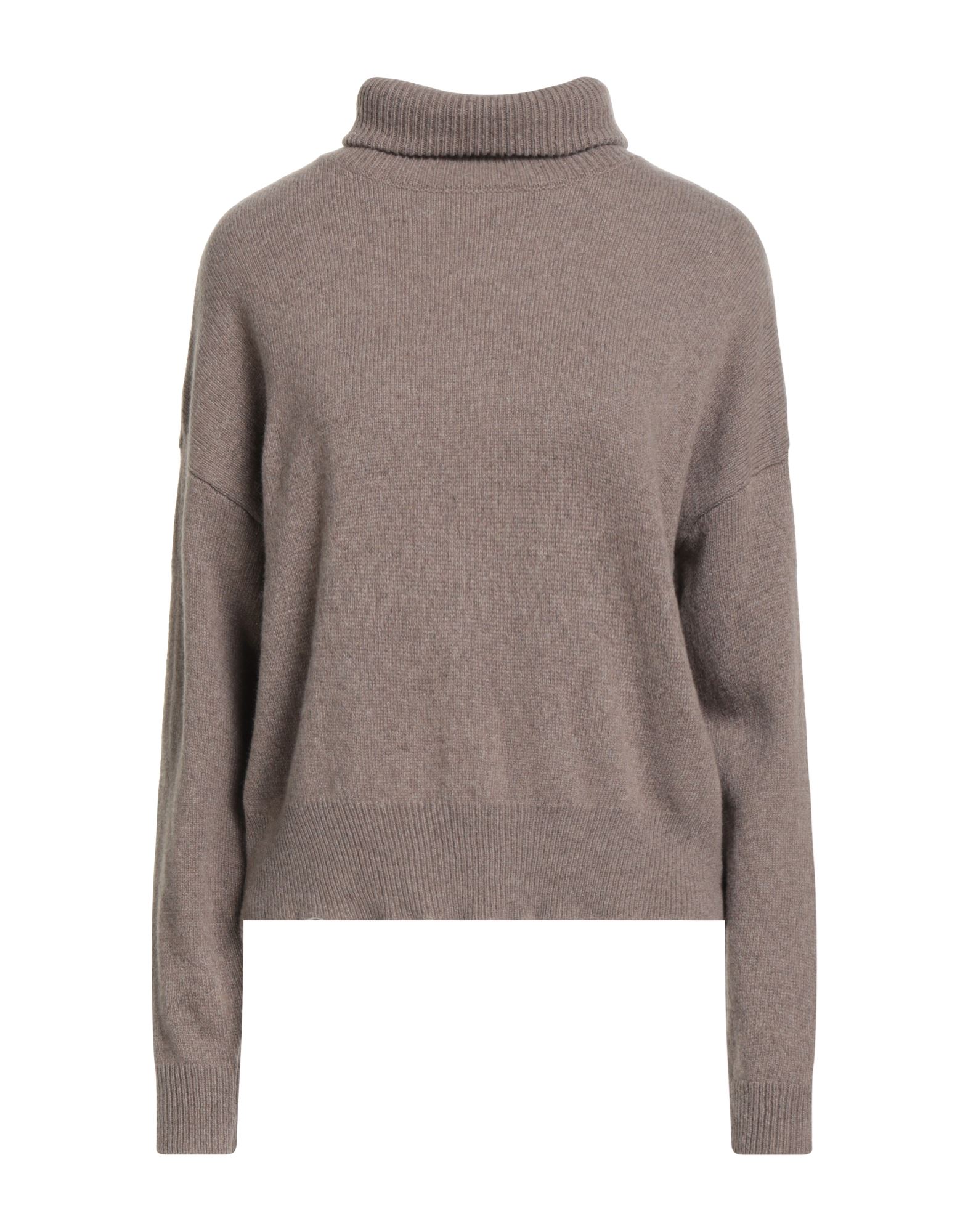 ARAGONA Rollkragenpullover Damen Maulwurfsgrau von ARAGONA