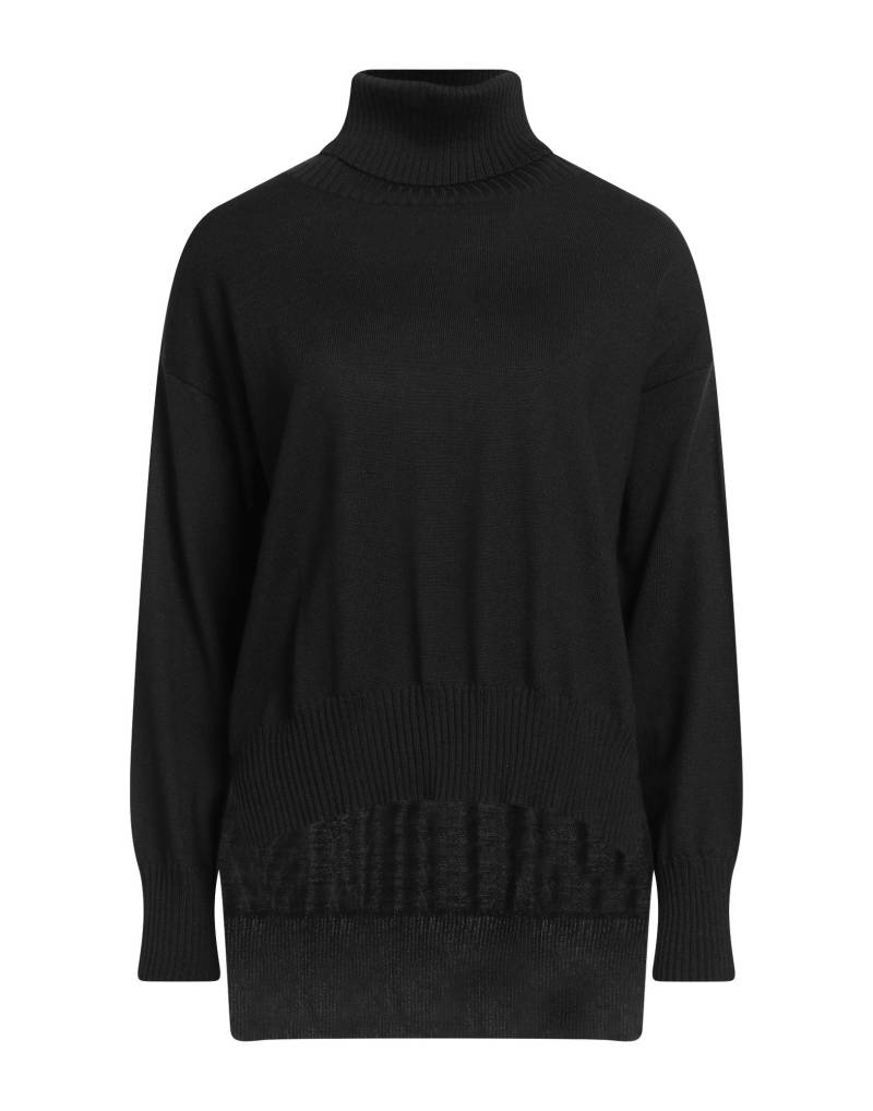 ARAGONA Rollkragenpullover Damen Schwarz von ARAGONA