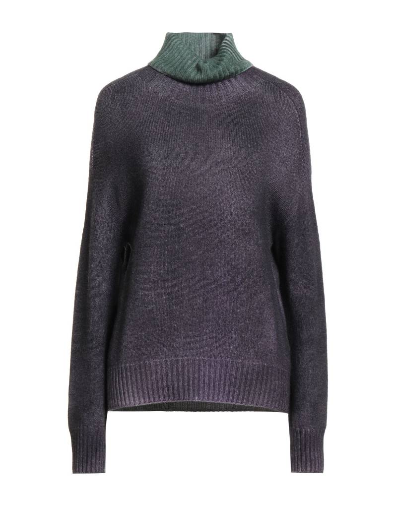 ARAGONA Rollkragenpullover Damen Violett von ARAGONA