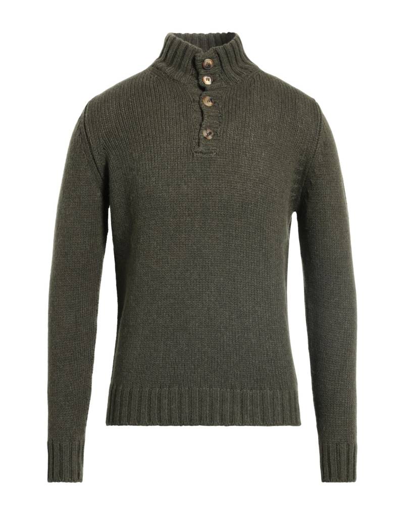 ARAGONA Rollkragenpullover Herren Militärgrün von ARAGONA