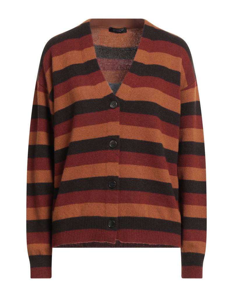 ARAGONA Strickjacke Damen Braun von ARAGONA