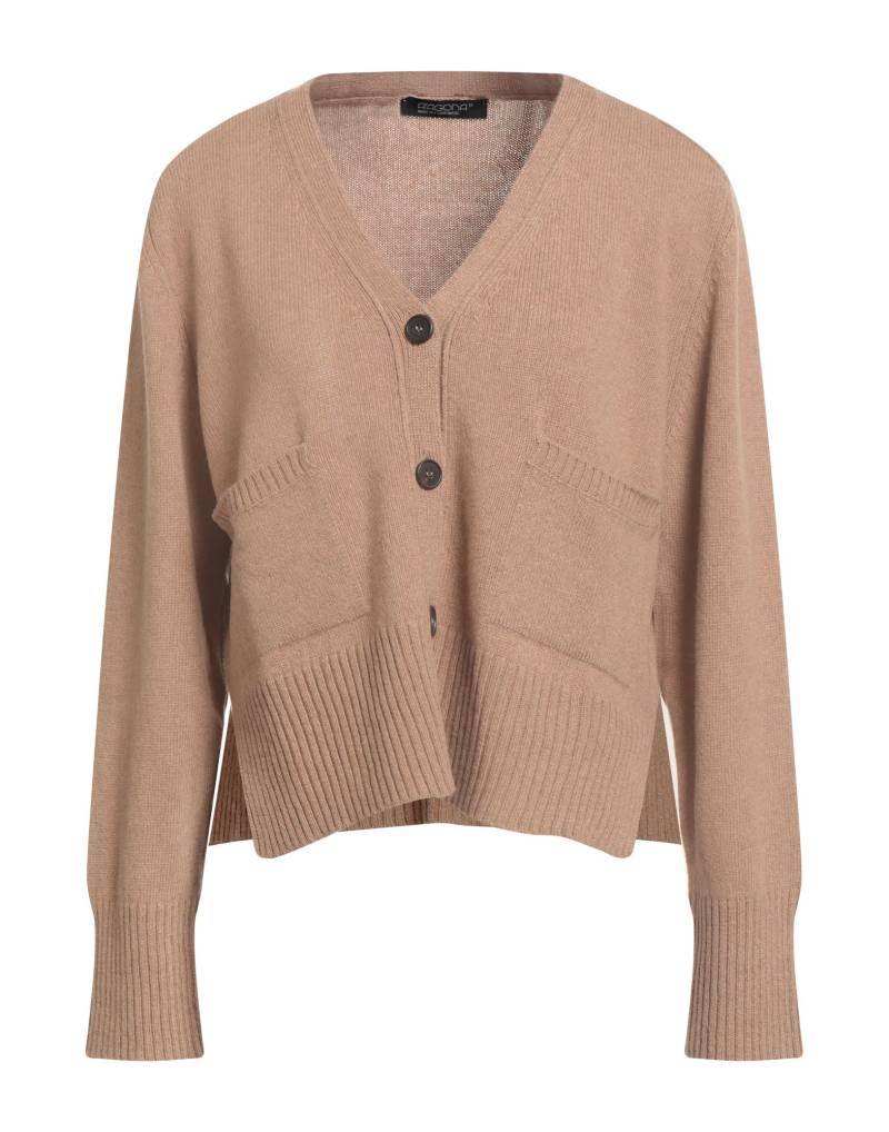 ARAGONA Strickjacke Damen Braun von ARAGONA