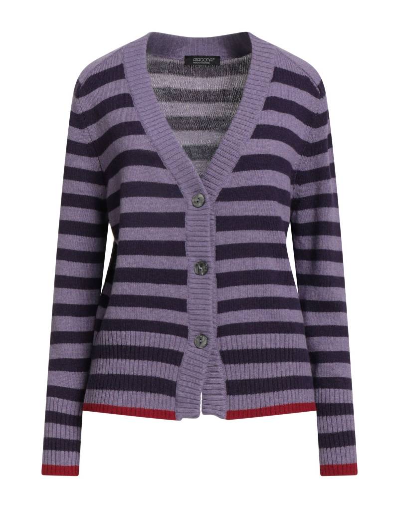 ARAGONA Strickjacke Damen Violett von ARAGONA