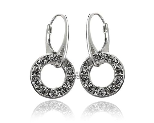 Arande Original Kristalle Ohrringe Sensation Sterling Silber 925 Zertifikat von ARANDE