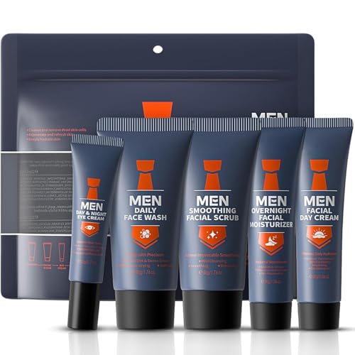 ARCHIDATE Hautpflege Geschenkset Männer - 5PCS Gesichtspflege Kosmetik Beauty Set Männer - Feuchtigkeit Hautpflegesets & -kits mit Reiniger-Augencreme-Tagescreme-Nachtcreme-Gesichtspeeling Beauty Set ARCHIDATE Hautpflege Geschenkset Männer - 5PCS Gesichtspflege Kosmetik Beauty Set Männer - Feuchtigkeit Hautpflegesets & -kits mit Reiniger-Augencreme-Tagescreme-Nachtcreme-Gesichtspeeling Beauty Set von ARCHIDATE