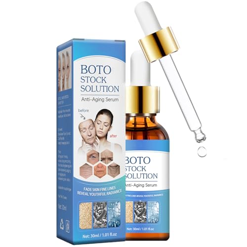 Boto-x Stammlösung - Anti Aging B-otox Gesichtsserum - Hyaluron gesichtsserum frauen - Anti-Falten Hyaluron Serum Bot-ox Essenz Kollagen erhöhen - Feuchtigkeitscreme Gesicht Feine Linien vermindern von ARCHIDATE