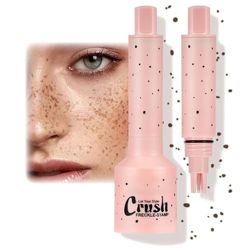 Faux Freckles Stamp, Wasserdicht & Schweißfest Sommersprossen Stift, Schnell Trocknend Und Hoch Pigmentiert, Natürlich Simuliertes Sommersprossen Stempel-Make-Up Freckles Pen (02# Braun) von ARCHIDATE