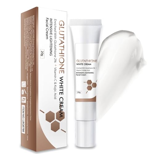 Glutathion-Creme mit Kojisäure & Vitamin C - Pigmentflecken Entferner Gesicht Creme - Anti-Falten Gesichtscreme für Frauen - Feuchtigkeitscreme Gesichtspflege Straffende Haut - Face Moisturizer Cream von ARCHIDATE