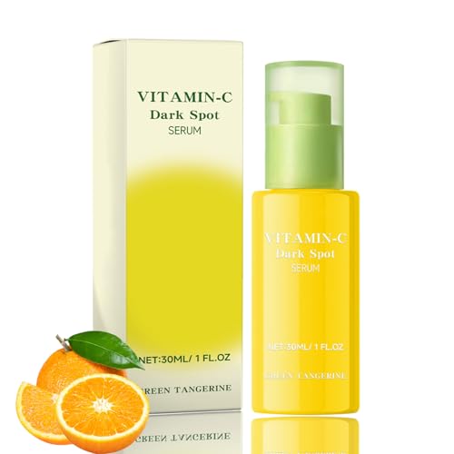 Green Tangerine Vitamin C Serum - Vitamin C Dark Spot Serum Gesicht - Feuchtigkeitsspendend Gesichtsserum für Frauen - Pigmentflecken Entferner Gesicht Essenz - Anti-Aging Dark Spot Remover Hautpflege von ARCHIDATE