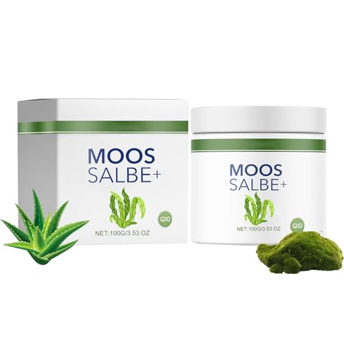 Moossalbe Plus - Moossalbe Gesicht Falten - Feuchtigkeitsspendende Gesichtscreme - Anti-falten-creme Frauen Gesichtspflege - Moossalbe mit Kollagen & Aloe vera - Moossalbe Damen Reduzieren Trockenheit von ARCHIDATE
