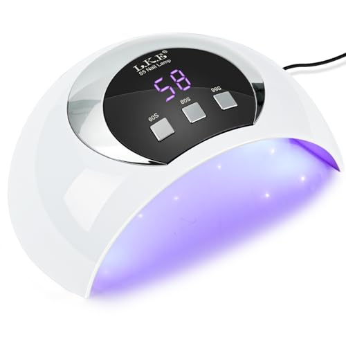 54W UV Lampe für Gelnägel, UV Lampe Nägel mit 3 Timern und LCD Display, Auto-Sensor,18 LED, USB-Ladung, Tragbare Led Lampe Nägel für Heim und Nagelstudio, Geschenk zum Valentinstag für Frauen 54W UV Lampe für Gelnägel, UV Lampe Nägel mit 3 Timern und LCD Display, Auto-Sensor,18 LED, USB-Ladung, Tragbare Led Lampe Nägel für Heim und Nagelstudio, Geschenk zum Valentinstag für Frauen von ARCWEISSO