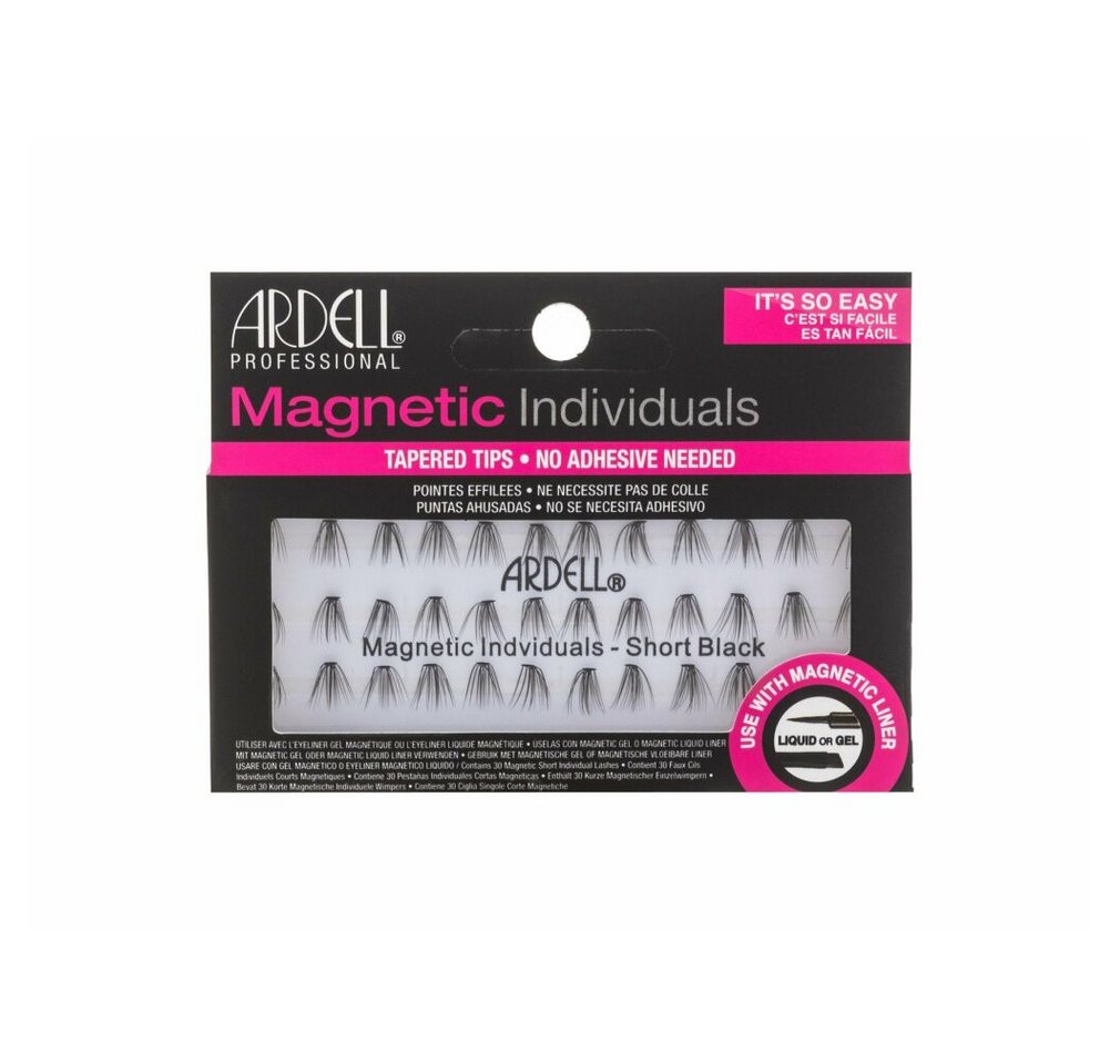 ARDELL Einzelwimpern Magnetic Individuals Tapered Tips - Short Black 36 Stück von ARDELL
