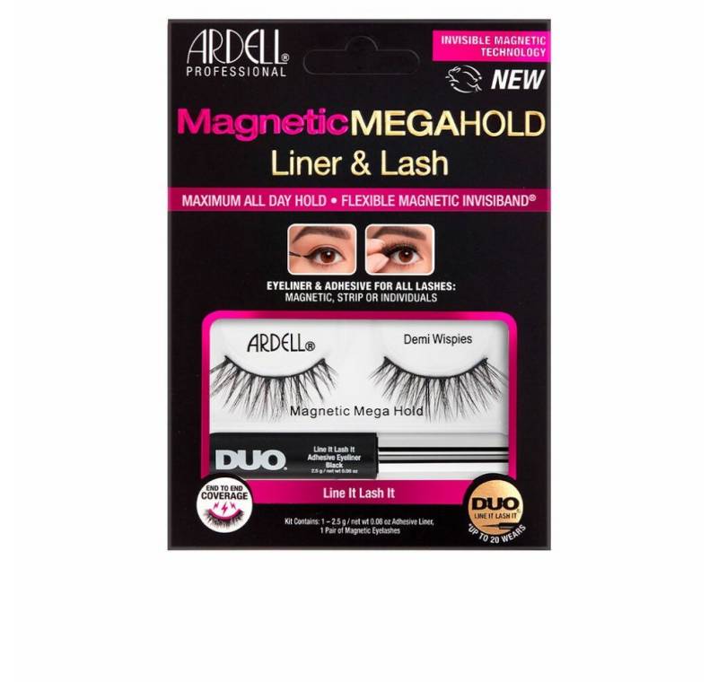 ARDELL Eyeliner Künstliche Wimpern Magnetic MegaHold Liner & Lash Demi Wispies, 1 St von ARDELL