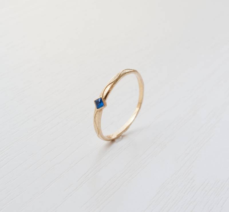 Blauer Saphir Goldring von ARDONN