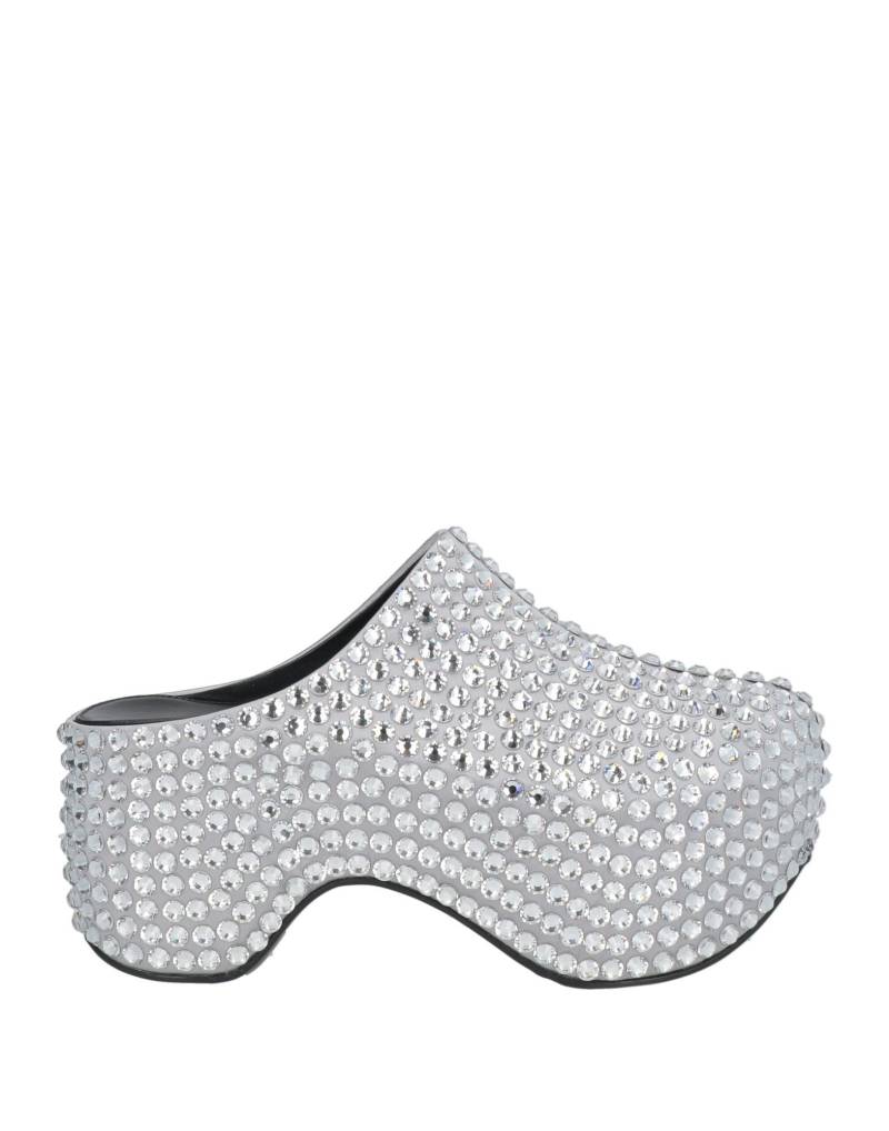 AREA x SERGIO ROSSI Mules & Clogs Damen Silber von AREA x SERGIO ROSSI