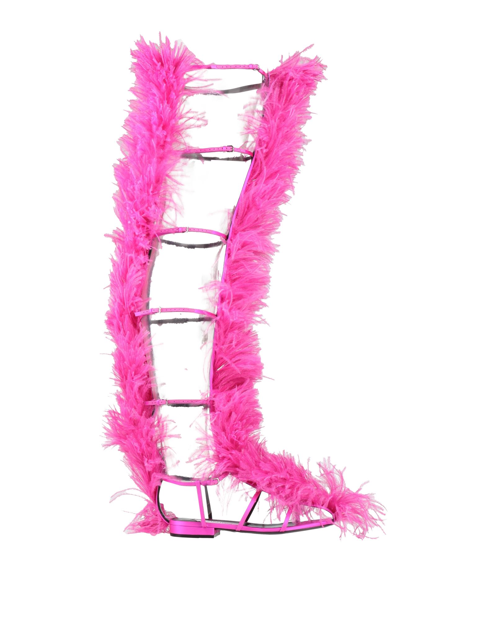 AREA x SERGIO ROSSI Sandale Damen Fuchsia AREA x SERGIO ROSSI Sandale Damen Fuchsia von AREA x SERGIO ROSSI