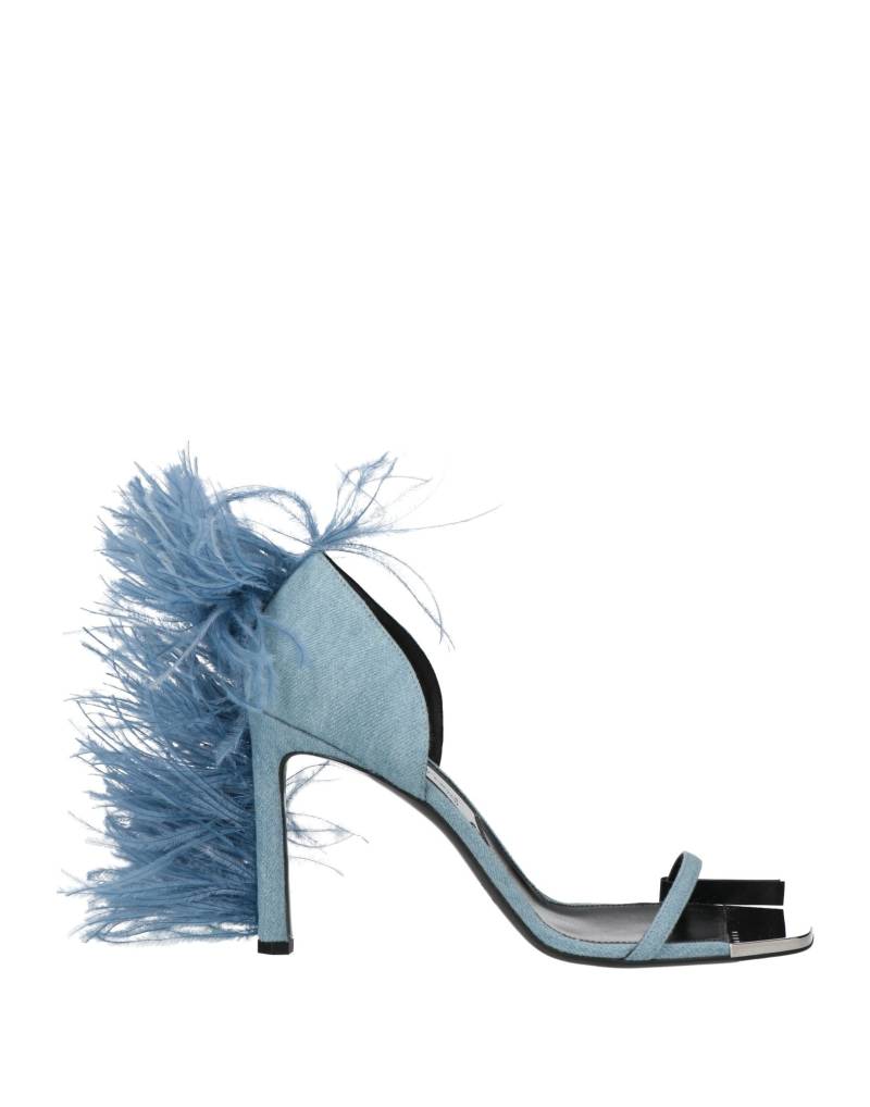 AREA x SERGIO ROSSI Sandale Damen Hellblau von AREA x SERGIO ROSSI