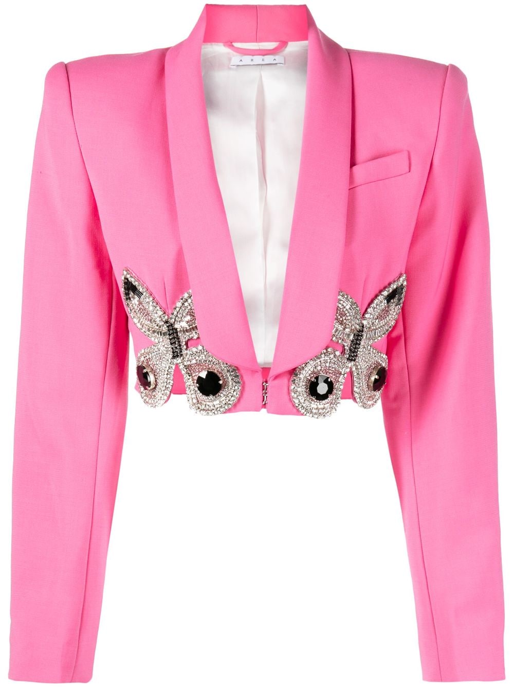 AREA Bestickter Blazer - Rosa von AREA