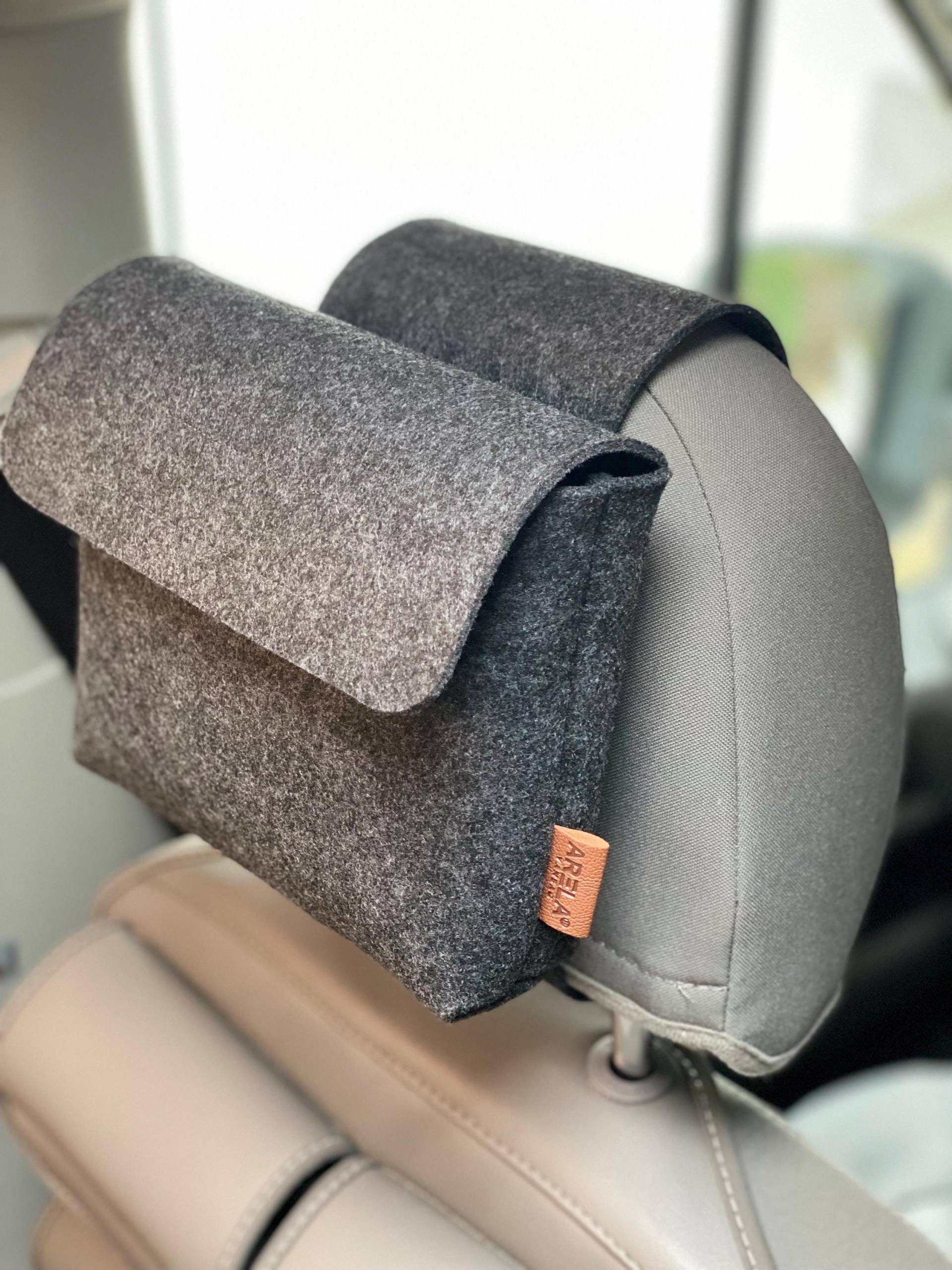 Filztaschen Für Die Kopfstützen in Anthrazit Als 2Er Set . Camper Van Organizer Smartphone, Schlüssel Und Vieles Mehr Filztaschen Für Die Kopfstützen in Anthrazit Als 2Er Set . Camper Van Organizer Smartphone, Schlüssel Und Vieles Mehr von ARELACockpitbag