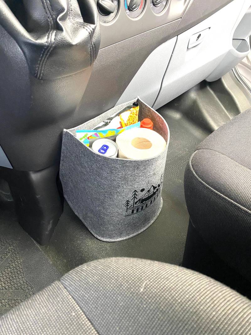 Ford Transit Custom Cockpit Filztasche in Dunkel Grau >> Organizer - Aufbewahrung Für Vieles "Neu" von ARELACockpitbag