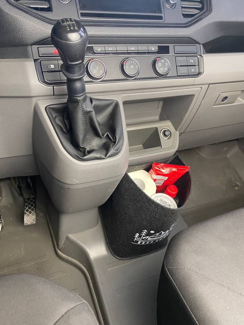 Vw Grand California Crafter Man Tge Cockpit Filztasche in Anthrazit >> Aufbewahrung Für Vieles Im Alltag Und Auf Reisen "Neu" von ARELACockpitbag