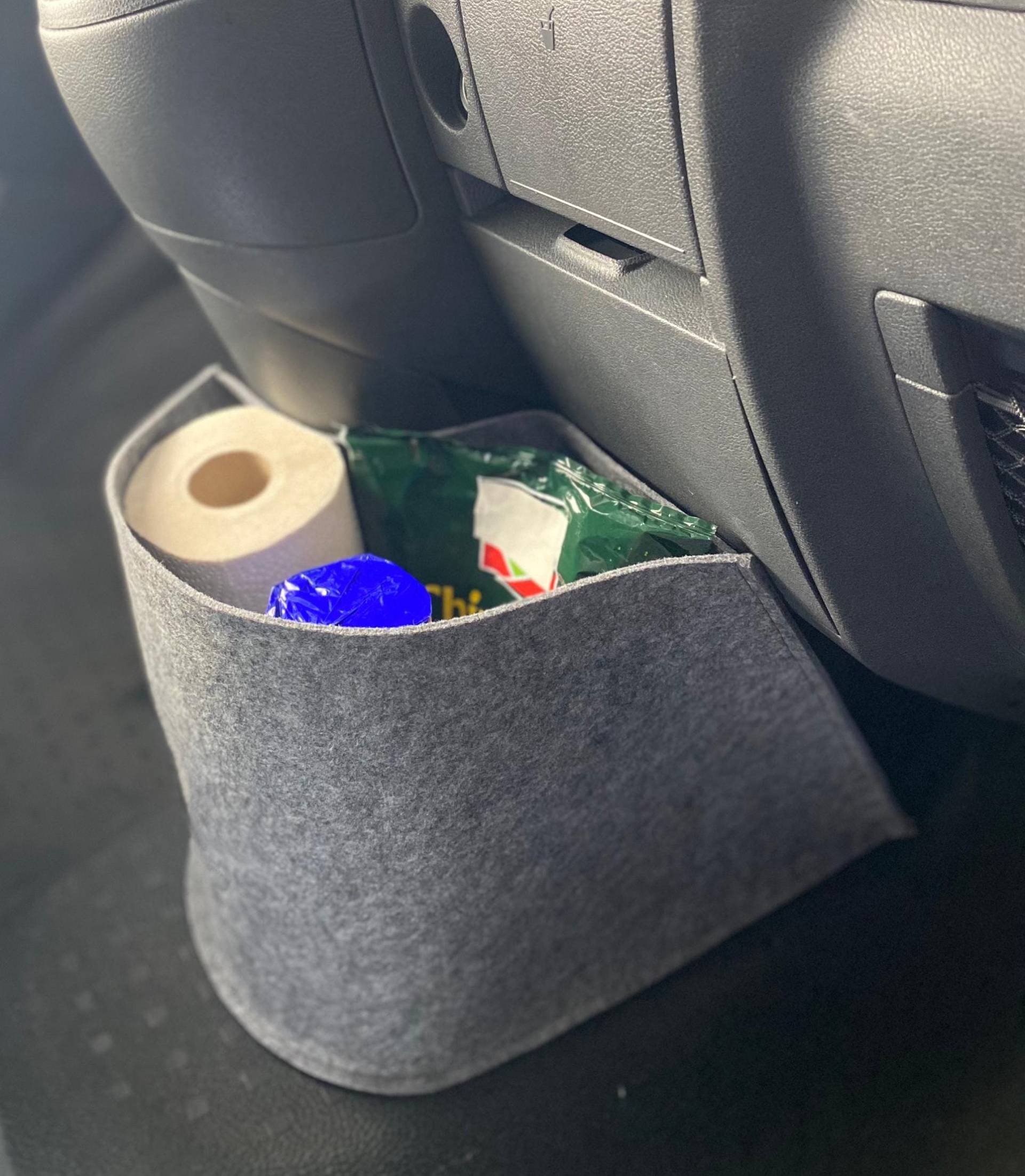 Vw T5 Bulli Cockpit Filztasche in Dunkelgrau Für Transporter, Caravelle Und California>> Aufbewahrung Vieles "Neu" von ARELACockpitbag
