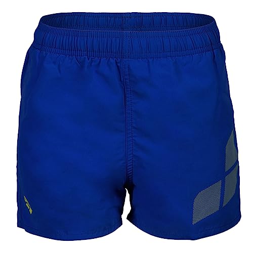 arena Boy's Boys' Beach Short Logo R Swim Trunks, NEON Blue-Soft Green, 10-11 Jahre von ARENA